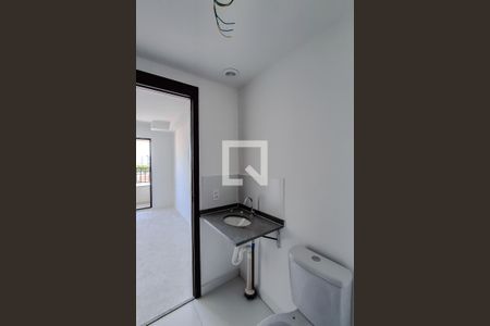 Banheiro de kitnet/studio à venda com 1 quarto, 24m² em Ipiranga, São Paulo