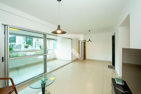 SALA de apartamento à venda com 4 quartos, 107m² em Estoril, Belo Horizonte