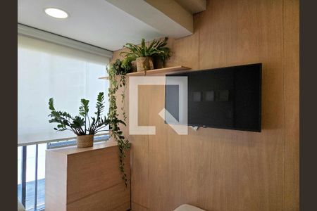 Sala de apartamento para alugar com 1 quarto, 32m² em Indianópolis, São Paulo