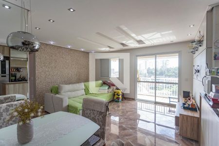 Sala  de apartamento à venda com 2 quartos, 78m² em Centro, Diadema