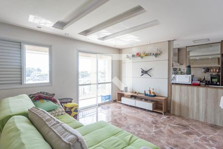 Sala  de apartamento à venda com 2 quartos, 78m² em Centro, Diadema