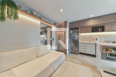 Sala de apartamento para alugar com 1 quarto, 50m² em Vila Gertrudes, São Paulo