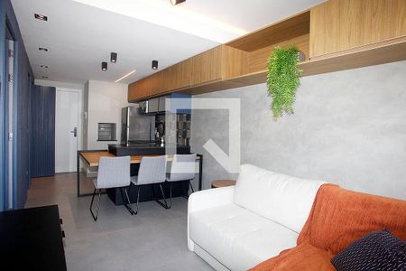 Sala de apartamento para alugar com 1 quarto, 44m² em Azenha, Porto Alegre