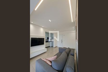 Sala de apartamento para alugar com 1 quarto, 51m² em Guilhermina, Praia Grande