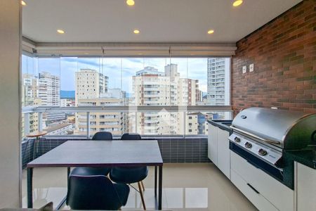 Sacada da Sala de apartamento para alugar com 1 quarto, 51m² em Guilhermina, Praia Grande