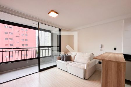 Sala de apartamento para alugar com 1 quarto, 41m² em Centro, São Bernardo do Campo