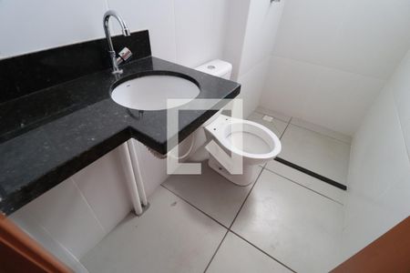 Banheiro Social de apartamento para alugar com 2 quartos, 56m² em Shopping Park, Uberlândia
