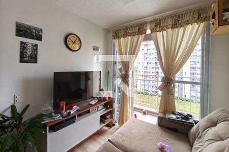 Sala de apartamento à venda com 2 quartos, 45m² em Jardim das Cerejeiras, Campinas