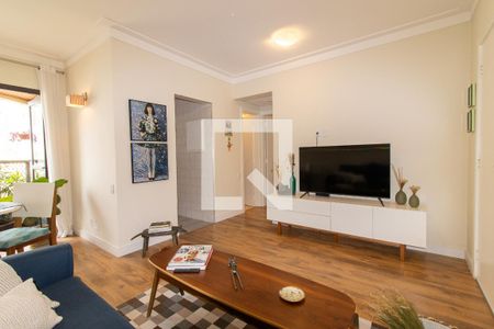 Sala de apartamento à venda com 1 quarto, 49m² em Cambuí, Campinas