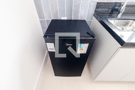 Cozinha de kitnet/studio para alugar com 1 quarto, 32m² em Alto de Pinheiros, São Paulo