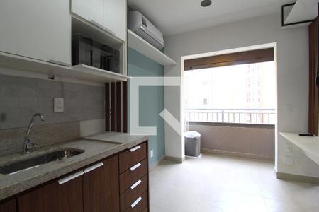 Sala/Cozinha de kitnet/studio para alugar com 1 quarto, 25m² em Vila Nova Conceição, São Paulo