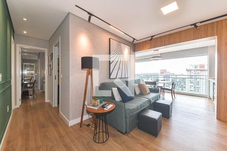 Sala de apartamento à venda com 2 quartos, 74m² em Jardim das Acacias, São Paulo