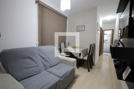 Sala de apartamento à venda com 2 quartos, 47m² em Vila Tibiriçá, Santo André