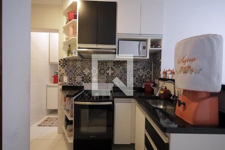 Cozinha de apartamento à venda com 2 quartos, 47m² em Vila Tibiriçá, Santo André