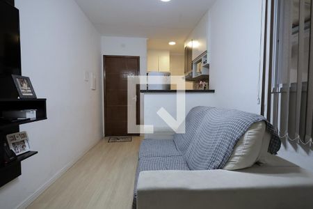 Sala de apartamento à venda com 2 quartos, 47m² em Vila Tibiriçá, Santo André