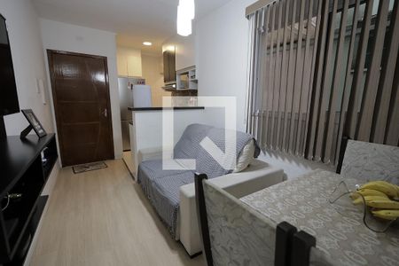Sala de apartamento à venda com 2 quartos, 47m² em Vila Tibiriçá, Santo André