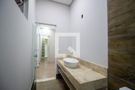 Banheiro da Suíte  de casa de condomínio para alugar com 2 quartos, 100m² em Quintais do Imperador, Sorocaba
