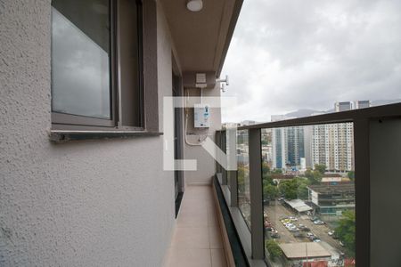 Sala Varanda de apartamento para alugar com 1 quarto, 34m² em Santo Cristo, Rio de Janeiro