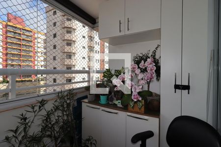 Varanda da Sala de apartamento para alugar com 3 quartos, 83m² em Vila Bastos, Santo André