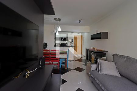 Sala de apartamento para alugar com 3 quartos, 83m² em Vila Bastos, Santo André