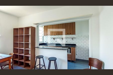 Sala  de apartamento à venda com 1 quarto, 52m² em Menino Deus, Porto Alegre