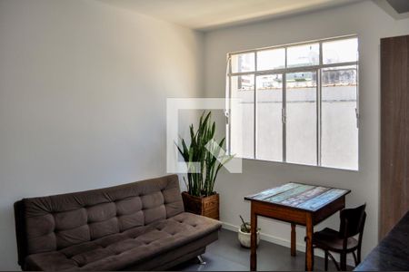 Sala  de apartamento à venda com 1 quarto, 52m² em Menino Deus, Porto Alegre