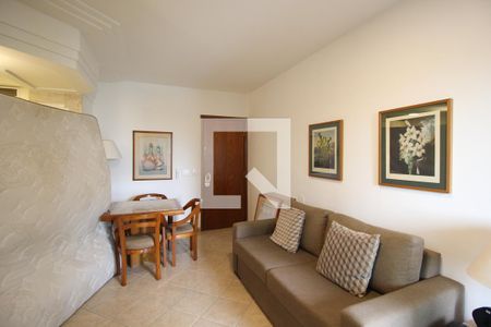 Sala de apartamento à venda com 1 quarto, 44m² em Jardim Paulistano, São Paulo