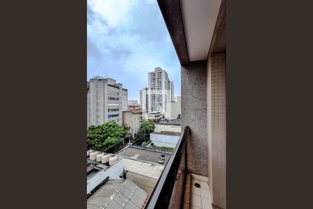Varanda da Sala de kitnet/studio à venda com 1 quarto, 33m² em Vila Mariana, São Paulo