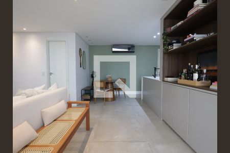 Sala de apartamento à venda com 1 quarto, 92m² em Jardim Vazani, São Paulo