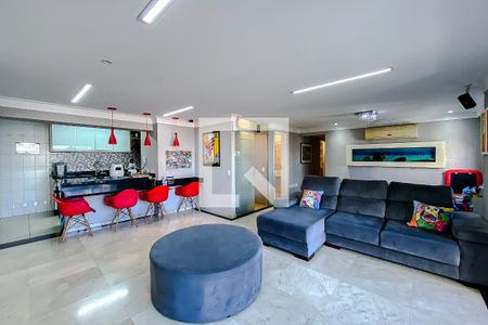 Sala de apartamento à venda com 4 quartos, 127m² em Água Rasa, São Paulo