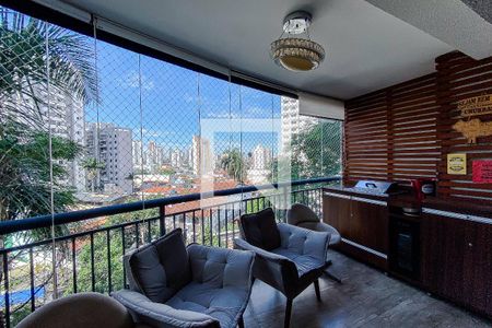 Varanda da Sala de apartamento à venda com 4 quartos, 127m² em Água Rasa, São Paulo