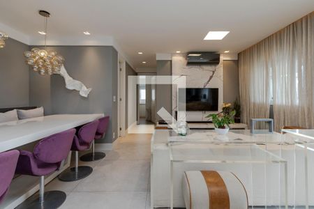 Sala de apartamento à venda com 2 quartos, 92m² em Jardim Dom Bosco, São Paulo