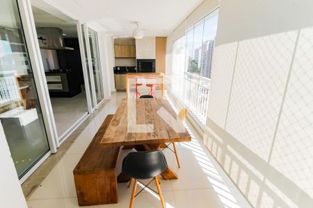 Varanda gourmet de apartamento à venda com 3 quartos, 141m² em Jardim Colombo, São Paulo