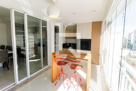 Varanda gourmet de apartamento à venda com 3 quartos, 141m² em Jardim Colombo, São Paulo