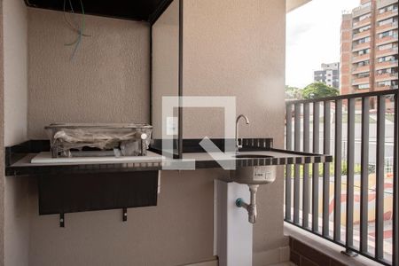 Varanda gourmet - Churrasqueira de apartamento à venda com 3 quartos, 95m² em Mirandópolis, São Paulo