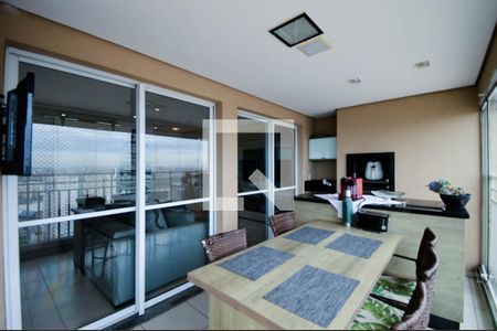 Varanda da Sala de apartamento à venda com 2 quartos, 92m² em Vila Augusta, Guarulhos