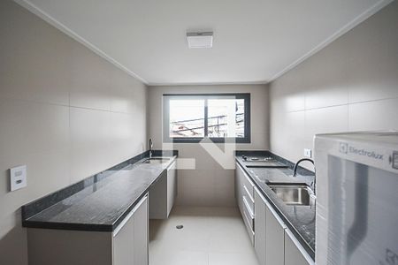 Cozinha e Área de Serviço de apartamento para alugar com 1 quarto, 44m² em Vila Alvinopolis, São Bernardo do Campo