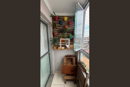 Sala - Sala de Jantar Varanda de apartamento para alugar com 2 quartos, 55m² em Utinga, Santo André