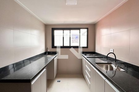 Cozinha de apartamento para alugar com 1 quarto, 39m² em Vila Alvinopolis, São Bernardo do Campo