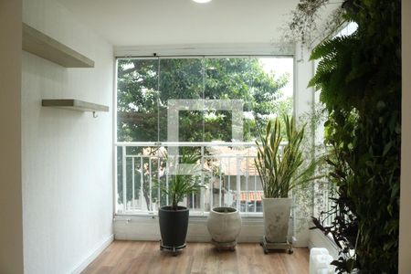 Varanda da Sala de apartamento à venda com 1 quarto, 68m² em Barra Funda, São Paulo