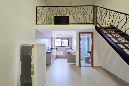 Sala de apartamento para alugar com 1 quarto, 44m² em Vila Alvinopolis, São Bernardo do Campo