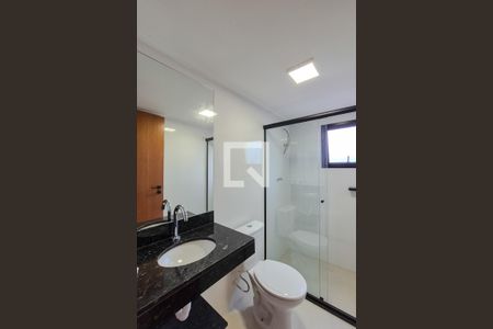Banheiro Social de apartamento para alugar com 1 quarto, 39m² em Vila Alvinopolis, São Bernardo do Campo