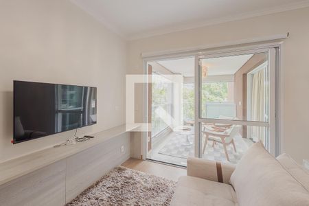 Sala de apartamento para alugar com 1 quarto, 57m² em Paraíso, São Paulo