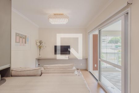 Sala de apartamento para alugar com 1 quarto, 57m² em Paraíso, São Paulo