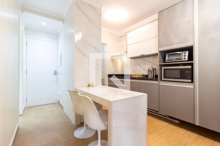 Sala/Cozinha de apartamento para alugar com 1 quarto, 57m² em Paraíso, São Paulo