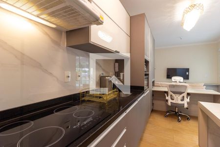 Sala/Cozinha de apartamento para alugar com 1 quarto, 57m² em Paraíso, São Paulo