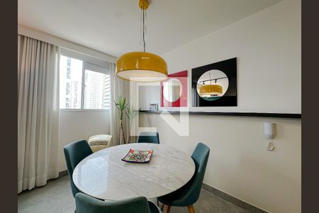 Sala/Cozinha de apartamento à venda com 1 quarto, 34m² em Santa Cecilia, São Paulo