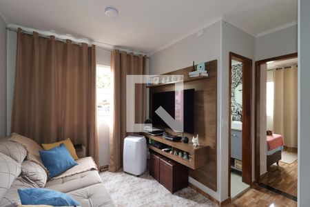 Sala de apartamento à venda com 2 quartos, 50m² em Cidade São Jorge, Santo André