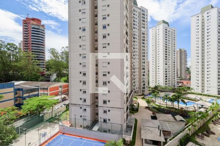 Vista da Varanda da Sala de apartamento para alugar com 2 quartos, 68m² em Jardim Parque Morumbi, São Paulo