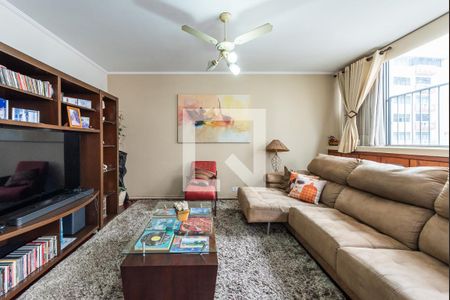 Sala de apartamento para alugar com 3 quartos, 190m² em Boqueirão, Santos
